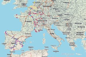 Alle einsteigen: Mit der neuen Echtzeitkarte können Reisende Züge in Frankreich, Spanien und Belgien verfolgen