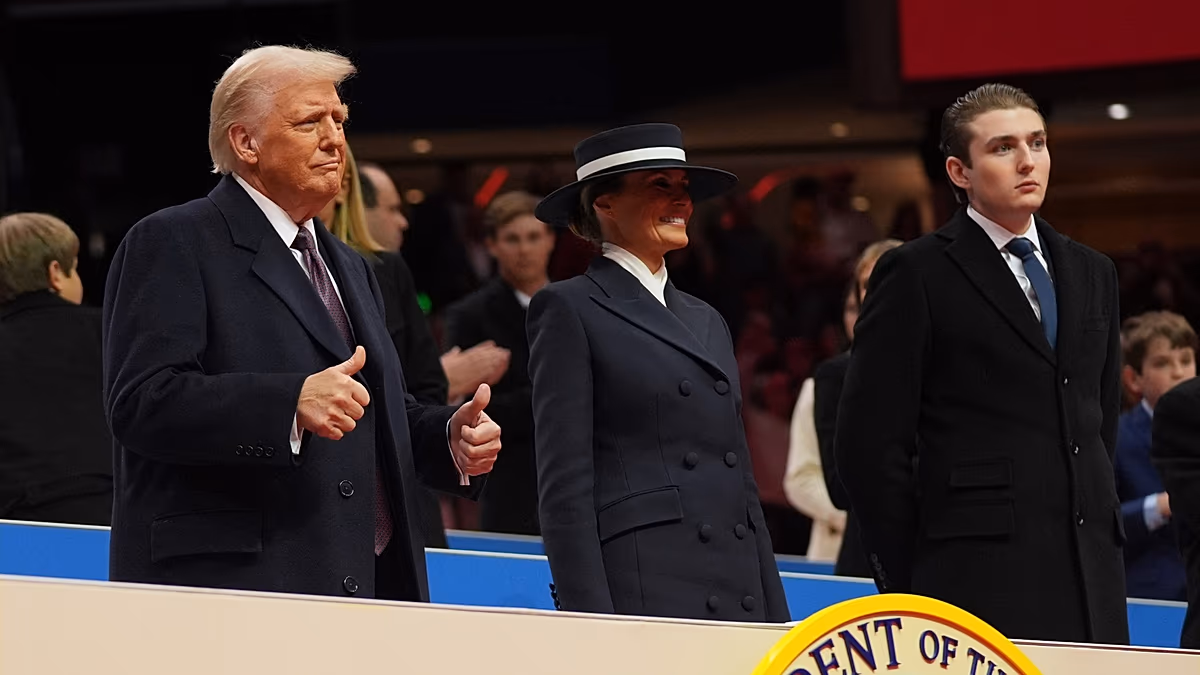 Das iranische Staatsfernsehen sendet ein Video, in dem Barron Trump mit einem Kopfgeld von 10 Millionen Dollar bedroht ist
