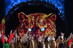 Die World Nomad Games werden in Bischkek vor einem Publikum von Weltführern eröffnet