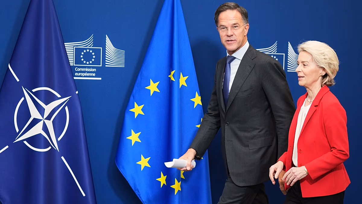 EU-Kommission und NATO-Chefs diskutieren über Russlands hybride Kriegsführung nach Drohnenvorfall in Deutschland