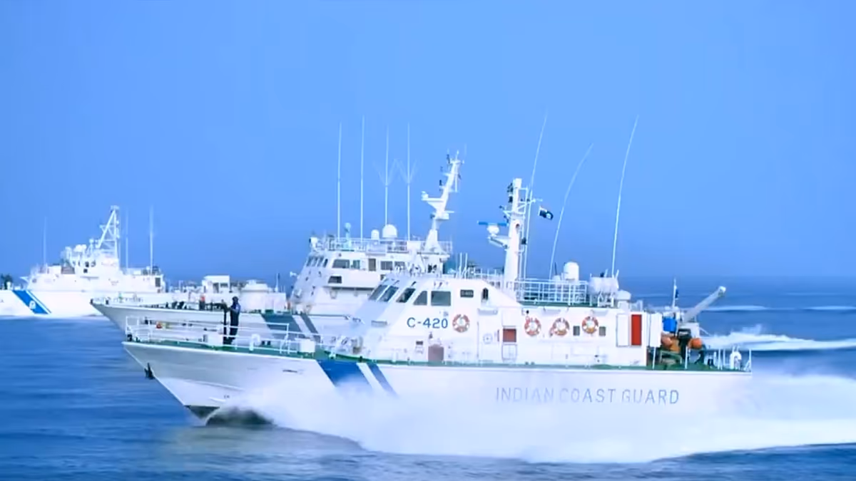 Indische Küstenwache startet Such- und Rettungsaktion, nachdem Frachtschiff im Golf von Bengalen gesunken ist