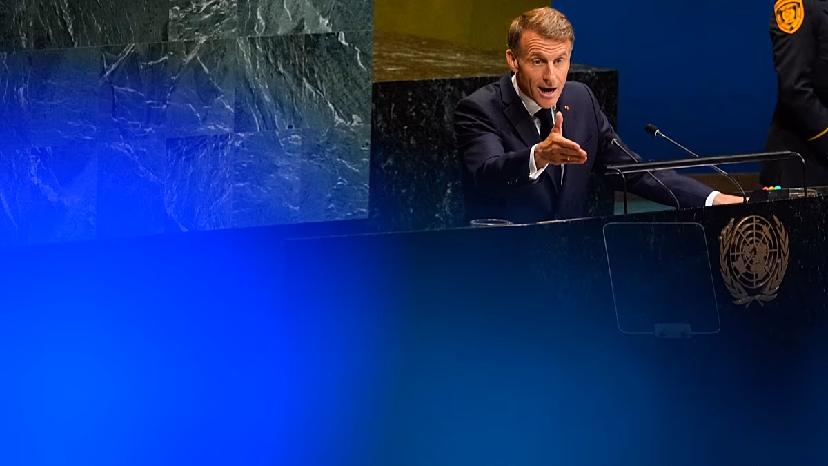 Israel verurteilt die „groteske Absurdität“ der Äußerungen des französischen Präsidenten zum Westjordanland bei den Vereinten Nationen