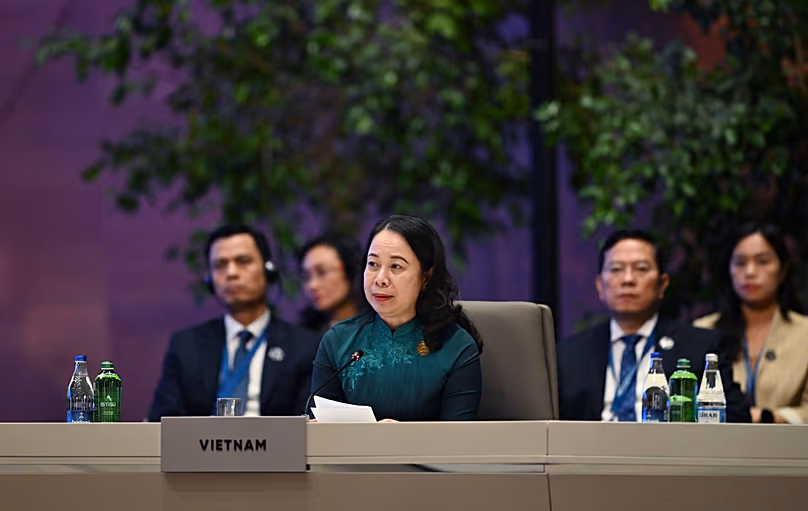 Vietnamese Vice President Võ Thị Ánh Xuân, during CICA Summit in Baku, Azerbaijan