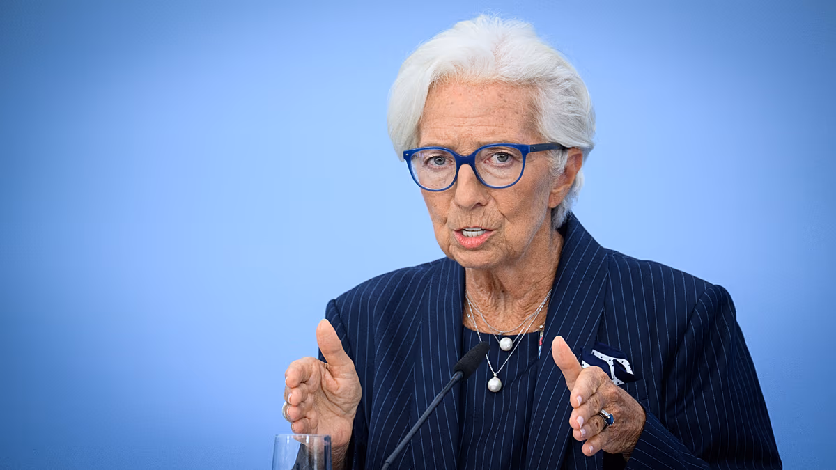 Die EZB belässt die Zinsen bei 2,5 %, da Lagarde einen vorzeitigen Ausstieg ankündigt und die Inflation nahezu doppelt so hoch ist wie das Ziel