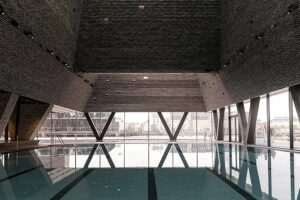 In Kopenhagens schickem neuen „Wasserkulturhaus“ mit 10 Pools, drei Saunen und einem Onsen