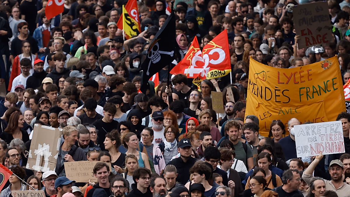 Macron warnt davor, dass die Wut der Studenten ausgenutzt wird, während Frankreich sich auf weitere Proteste vorbereitet