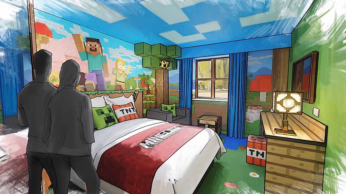 Minecraft-Hotel wird in der Nähe von London eröffnet, da das Gaming-Themen-Reisen ein neues Niveau erreicht