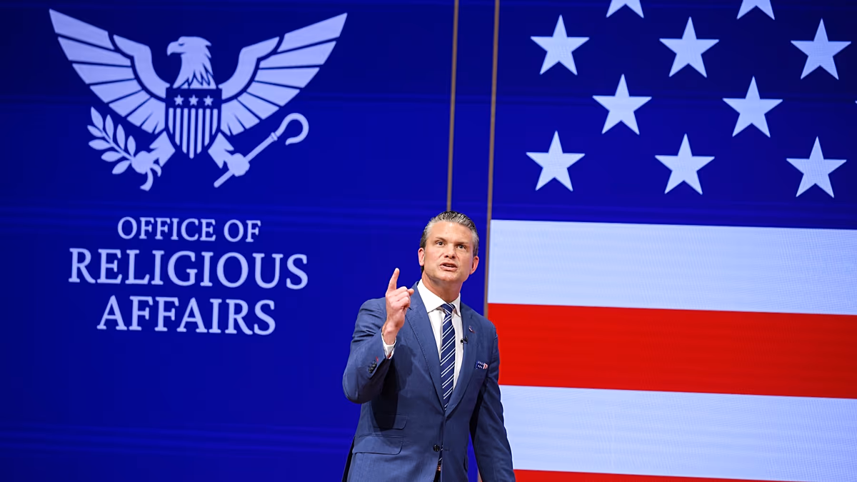 Pete Hegseth gründet das Pentagon Office of Religious Affairs, das ihm direkt unterstellt ist