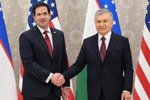 Usbekistans 12-Milliarden-Dollar-Geschäftsinitiative nimmt während Rubio-Besuch Fahrt auf